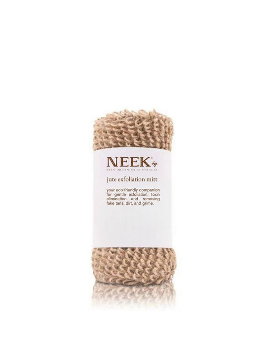 jute exfoliating mitt